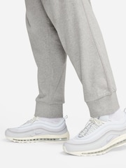 Nike Dark Grey Club Fleece Knit 100% Cotton Joggers - Image 4 of 5