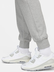 Nike Dark Grey Club Fleece Knit 100% Cotton Joggers - Image 5 of 5