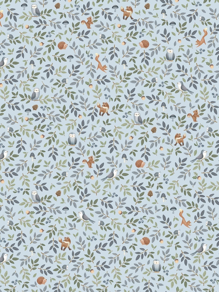 Little Dutch Bluegreen Forest Adventure 10M Wallpaper - Image 6 of 6 Little Dutch Bluegreen Forest Adventure 10M Wallpaper - Image 6 of 6