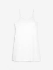 Black/White Short Naturally Cooling Cotton Midi Slips 2 Pack - Image 8 of 8