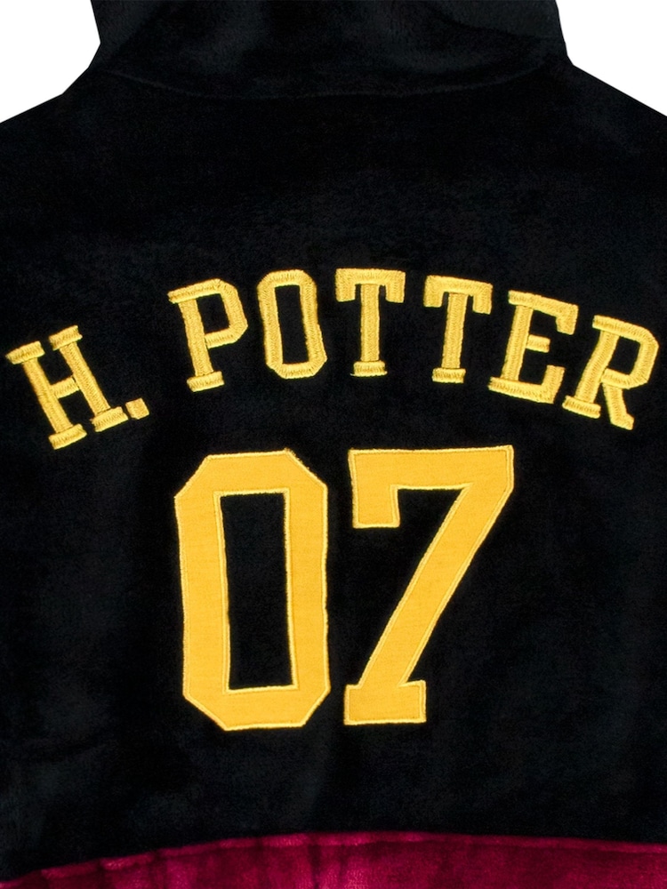 Character Black Harry Potter Dressing Gown with Hood - Image 13 of 13