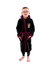 Character Black Harry Potter Dressing Gown with Hood - Image 6 of 13