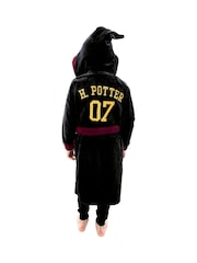 Character Black Harry Potter Dressing Gown with Hood - Image 8 of 13