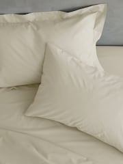 Catherine Lansfield Cream Percale Platform Valance Sheet - Image 2 of 3