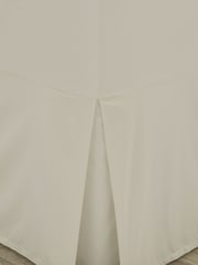 Catherine Lansfield Cream Percale Platform Valance Sheet - Image 3 of 3