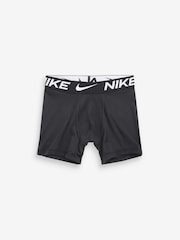 Nike Black/White/Grey Kids Boxers 3 Packs - Image 4 of 4
