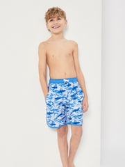 Harry Bear Blue Boys Camo Swim Shorts - Image 2 of 4