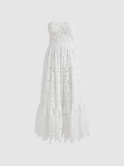 Leo Lin Bustier Lace Midi Dress - Image 2 of 5