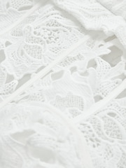 Leo Lin Bustier Lace Midi Dress - Image 5 of 5