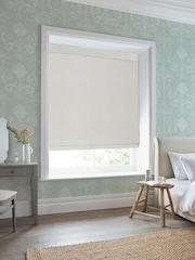 Laura Ashley Grey Swanson Made to Measure Roman Blind - Image 1 of 6