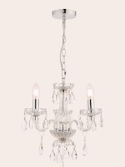 Laura Ashley Chrome Harriet Crystal 3 Light Light - Image 3 of 3