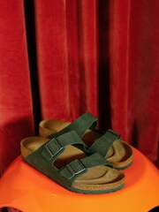 Birkenstock Green Arizona Desert Dust Thyme Sandals - Image 4 of 5