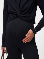 Mamalicious Black Maternity Leggings 2 Pack - Image 3 of 4