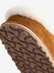 Birkenstock Brown Zermatt Premium Shearling LEVE Slippers - Image 5 of 5