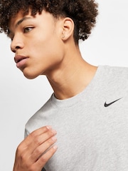 Nike Grey Dri-FIT Training T-Shirt - Image 4 of 8