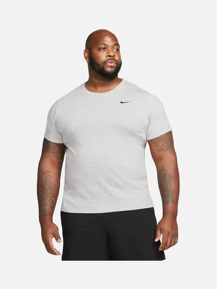 Nike Grey Dri-FIT Training T-Shirt - Image 5 of 8