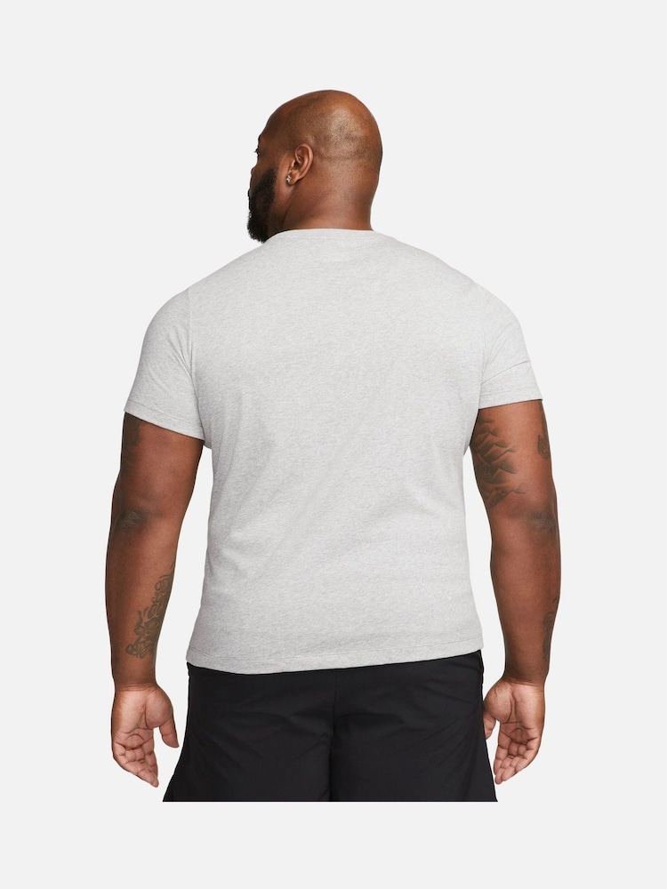 Nike Grey Dri-FIT Training T-Shirt - Image 6 of 8
