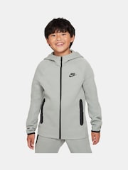 Nike Green/Grey Tech Fleece Zip Through Hoodie - Image 1 of 1