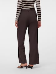 VERO MODA Brown Mid Rise Straight Leg Trousers - Image 2 of 6