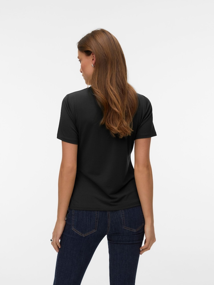 Vero Moda ノットディテール半袖トップス - 画像 2 / 5