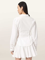 AllSaints White Frances Shirt - Image 4 of 6