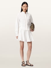 AllSaints White Frances Shirt - Image 5 of 6