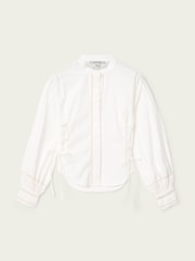 AllSaints White Frances Shirt - Image 6 of 6