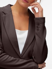 VERO MODA Brown Fitted Blazer - Image 4 of 4