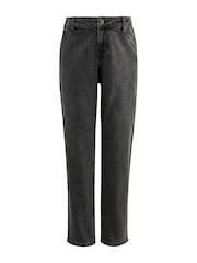 Washed Black Maternity Straight Leg Jeans - Image 5 of 8