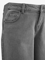 Grey Maternity Wide Leg 100% Cotton Jeans - Image 7 of 8