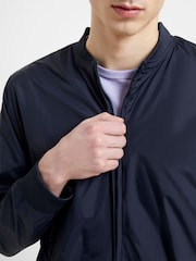 French Connection Dark Blue Tech Baseball Jacket - Image 3 of 3