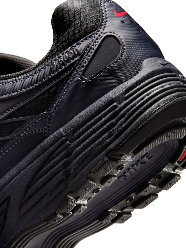 Nike Black/Red P-6000 SE Trainers - Image 10 of 10