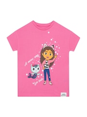 Character Pink Gabby's Dollhouse Short Sleeve T-Shirt - Image 1 of 10
