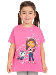 Character Pink Gabby's Dollhouse Short Sleeve T-Shirt - Image 6 of 10