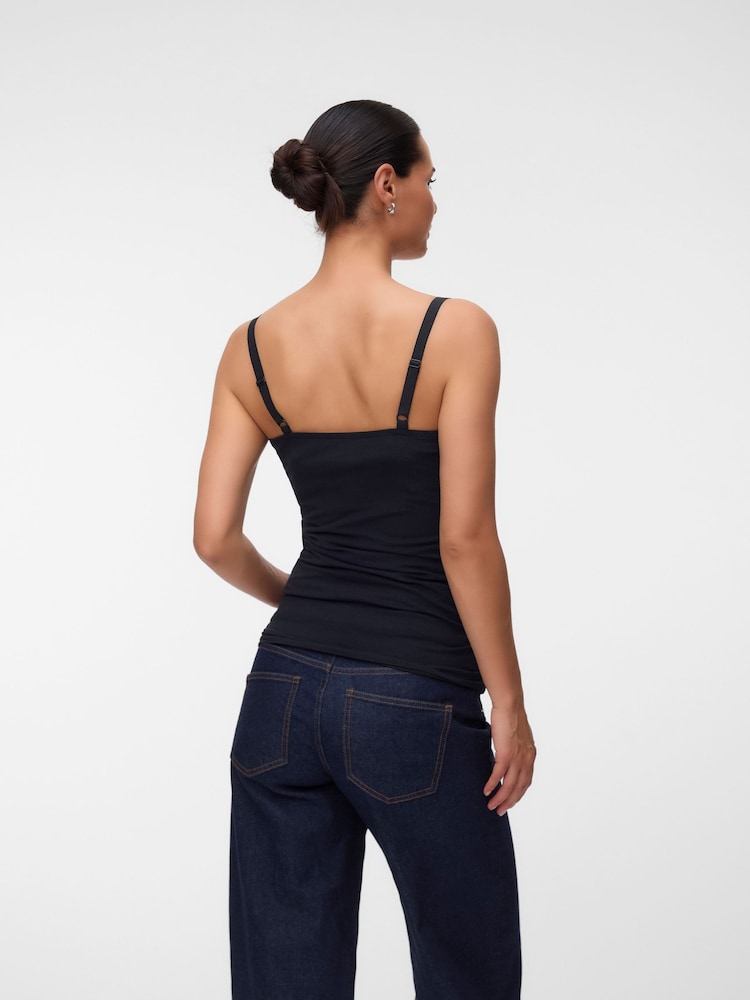 Mamalicious Brown/Black Maternity and Nursing Tops 2 Pack - Image 5 of 5 Mamalicious Brown/Black Maternity and Nursing Tops 2 Pack - Image 5 of 5