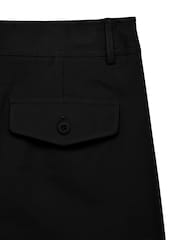 VERO MODA Black Mid Rise Barrel Leg Trousers - Image 2 of 2