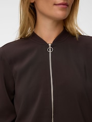 Vero Moda Brown Lightweight Bomber Jacket - Image 4 of 5