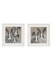 Gallery Home Brown Creature Features II Framed Art Set of 2 - Image 4 of 4