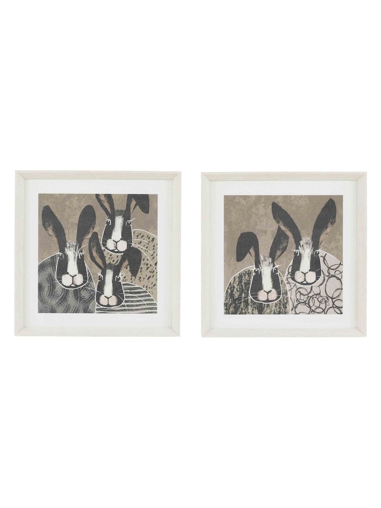 Gallery Home Brown Creature Features II Framed Art Set of 2 - Image 4 of 4