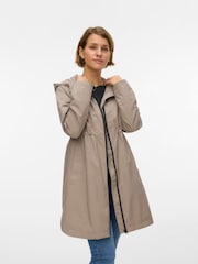 Mamalicious Nude Maternity 3 in 1 Water Resistant Jacket - Image 2 of 4