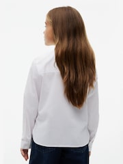 Tommy Hilfiger Essential Relaxed Fit Ruffle Poplin Shirt - Bild 2 von 5