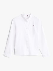 Tommy Hilfiger Essential Relaxed Fit Ruffle Poplin Shirt - Bild 5 von 5