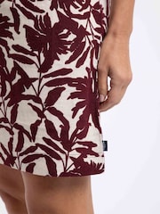 Weird Fish Red Orlando Printed Shift Dress - Image 5 of 7