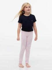 Tommy Hilfiger Whimsy Pink/Navy Blue Signature Crew Neck T-Shirts 2 Pack - Image 3 of 7