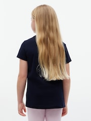 Tommy Hilfiger Whimsy Pink/Navy Blue Signature Crew Neck T-Shirts 2 Pack - Image 5 of 7