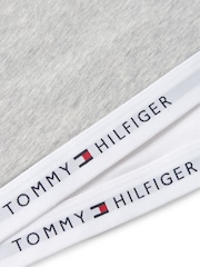 Tommy Hilfiger White Signature Logo Racerback Bralettes 2-Pack - Image 3 of 3