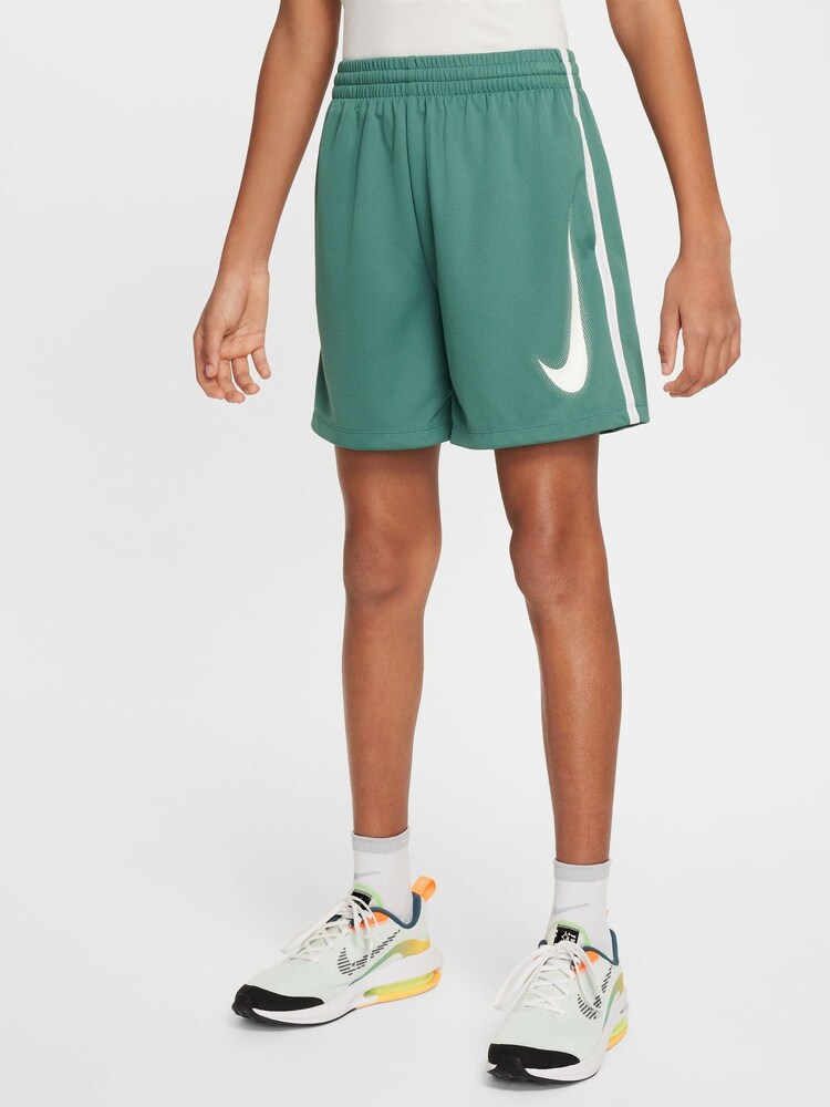 Nike Green Dri-FIT Multi+ Graphic Training Shorts - Image 1 of 6 Nike Green Dri-FIT Multi+ Graphic Training Shorts - Image 1 of 6