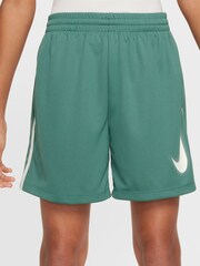 Nike Green Dri-FIT Multi+ Graphic Training Shorts - Image 2 of 6