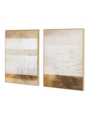 Gallery Home Brown Sentimental Framed Canvas Set of 2 - Image 4 of 5