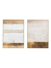 Gallery Home Brown Sentimental Framed Canvas Set of 2 - Image 5 of 5